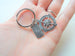 Find Joy in the Journey Open Compass Keychain - Graduation Gift Keychain, Couples Gift Keychain by Jewelry Everyday