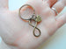 "I Love You" Heart Charm with Bronze Infinity Symbol Keychain - You and Me for Infinity; Couples Keychain by Jewelry Everyday