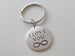 "I Love You" for Infinity Keychain, Saying Disc Charm by Jewelry Everyday