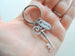 Employee Appreciation Gift - "Thank You" Tag & Silver Key Keychain with "You are a key part of our team!" Card by Jewelry Everyday
