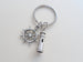 Lighthouse Keychain With Ships Helm - "Your Light Helps Guide Me Home" by Jewelry Everyday