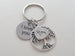 Mom Tree Charm Keychain with I Love You Engraved Disc - Thanks for Helping Me Grow by Jewelry Everyday