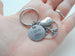 Mom Tree Charm Keychain with I Love You Engraved Disc - Thanks for Helping Me Grow by Jewelry Everyday