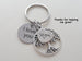 Mom Tree Charm Keychain with I Love You Engraved Disc - Thanks for Helping Me Grow by Jewelry Everyday