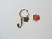 "My Love" Bronze Fish Hook Keychain - I'm Hooked on You; Couples Keychain by Jewelry Everyday