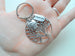Teacher Appreciation Gift - "Thank You" Tag, Large Filagree Tree Charm, & #1 Teacher Apple Charm Keychain with "Teachers plant seeds that grow forever!" Card by Jewelry Everyday