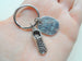 Believe in Yourself and Running Shoe Keychain, Cross Country or Track Runner Encouragement Gift by Jewelry Everyday