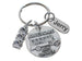 Awesome School Bus Driver Appreciation Keychain with Traffic Light Charm & Custom Engraving on Thank You Tag by JewelryEveryday