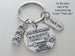 Awesome School Bus Driver Appreciation Keychain with Traffic Light Charm & Custom Engraving on Thank You Tag by JewelryEveryday