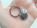 10 Year Anniversary Gift - Dime Keychain with I love You Charm, Custom Options by Jewelry Everyday