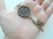 Bronze Key Charm Keychain with Engraving "You Hold the Key to My Heart"; Couples Anniversary Keychain