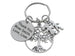 Teacher Appreciation Gift • Custom Engraved Disc & Tree Keychain with Kids Charm by JewelryEveryday
