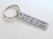 11 Year Anniversary Gift - Stainless Steel Tag Keychain Engraved with "4,015 Days" with Heart Charm by Jewelry Everyday