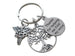 Speech Therapist Appreciation Gift Keychain, Speech Language Pathologist Keychain with Tree, SLP Charm, and "Thanks For Helping Me Find My Voice" Disc Charm by JewelryEveryday