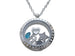 Class of 2026 Graduate Locket Necklace with Graduate Cap, 2026 Heart Charm, and Custom Letter & Birthstone - by Jewelry Everyday