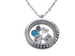 Class of 2025 Graduate Locket Necklace with Graduate Cap, 2025 Heart Charm, and Custom Letter & Birthstone - by Jewelry Everyday