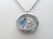 Class of 2026 Graduate Locket Necklace with Graduate Cap, 2026 Heart Charm, and Custom Letter & Birthstone - by Jewelry Everyday