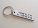 10 Year Anniversary Gift - Personalized Aluminum Tag Keychain Engraved with Anniversary Date; Options for Backside by Jewelry Everyday