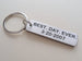 10 Year Anniversary Gift - Personalized Aluminum Tag Keychain Engraved with Anniversary Date; Options for Backside by Jewelry Everyday