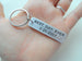 10 Year Anniversary Gift - Personalized Aluminum Tag Keychain Engraved with Anniversary Date; Options for Backside by Jewelry Everyday