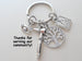 Doctor Office Staff Keychain, Eye Chart Charm, Eye Charm, Otoscope Charm & Tree Charm