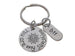 My Sunshine Keychain with Bff Charm, Small Sun You Are My Sunshine Saying Keychain