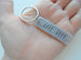 Aluminum Tag Keychain Engraved with 10 Tally Marks, Couples 10 Year Anniversary Gift by Jewelry Everyday