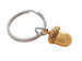 Golden Acorn Keychain - Peter Pan's Kiss; Couples Keychain
