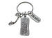Secretary, Receptionist, Office Staff Appreciation Keychain with Computer Keyboard, Phone Charm, & Personalized Thank You Tag by JewelryEveryday
