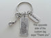 Secretary, Receptionist, Office Staff Appreciation Keychain with Computer Keyboard, Phone Charm, & Personalized Thank You Tag by JewelryEveryday