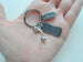 Secretary, Receptionist, Office Staff Appreciation Keychain with Computer Keyboard, Phone Charm, & Personalized Thank You Tag by JewelryEveryday
