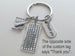 Secretary, Receptionist, Office Staff Appreciation Keychain with Computer Keyboard, Memo Pad Charm, & Personalized Thank You Tag by JewelryEveryday
