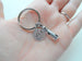 Lighthouse Keychain - Lost Without You; Couples Keychain by Jewelry Everyday
