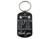 Physical Therapist Appreciation Keychain Engraved Aluminum Tag by Jewelry Everyday