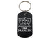 Apparently I'm Dramatic with Drama Comedy & Tragedy Masks Image Aluminum Keychain, For Theater Student or Teacher Gift