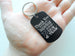 Housekeeping Appreciation Gift • Black Anodized Aluminum Tag Keychain Engraved with "Thank You For Being an Important Part of Our Team" with Mop and Spray Bottle Images by JewelryEveryday