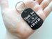 Coach Appreciation Gift • Black Anodized Aluminum Tag Keychain Engraved with "Thank You for Being an Incredible Coach" and Gymnast Image by JewelryEveryday