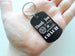 Coach Appreciation Gift • Black Anodized Aluminum Tag Keychain Engraved with "Thank You for Being an Incredible Coach" and Volleyball Image by JewelryEveryday