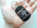Family Tree Saying Branches Grow Roots Remain as One Engraved Aluminum Tag Keychain