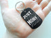 Plant Lover's Keychain with Engraved "Just One More Plant" and Potted Plants Images