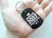 Senior 2027 Graduate Engraved Keychain on Black Anodized Aluminum Tag, For Graduation Gift