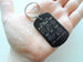 Plant Lover's Keychain with Engraved "Things I Do in My Spare Time" and Potted Plants Images