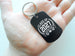 Class of 2027 Senior Graduate Engraved Keychain on Black Anodized Aluminum Tag, For Graduation Gift