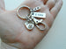 Baseball Mitt Charm Keychain with I Can Tag & Clasp, Softball or Baseball Player Keychain by Jewelry Everyday