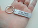 6 Year Anniversary Gift - Aluminum Tag Keychain Engraved with "2,191 Days, Happy 6th" by Jewelry Everyday