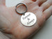 Anniversary Gift • Custom Engraved Disc Keychain by Jewelry Everyday
