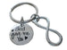 Infinity Charm Keychain with God Gave Me You Disc