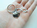 Infinity Charm Keychain with God Gave Me You Disc