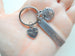 Employee Appreciation Gifts • Globe Charm, Social Worker Heart & "Teach. Love. Inspire." Engraved Tag Keychain by JewelryEveryday