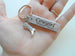 Cowgirl Saying Engraved Aluminum Tag Keychain and Cowboy Boot Charm